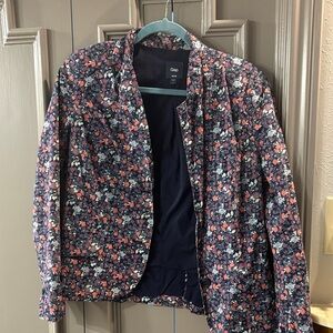 GAP Women's Floral Blazer - Multicolor